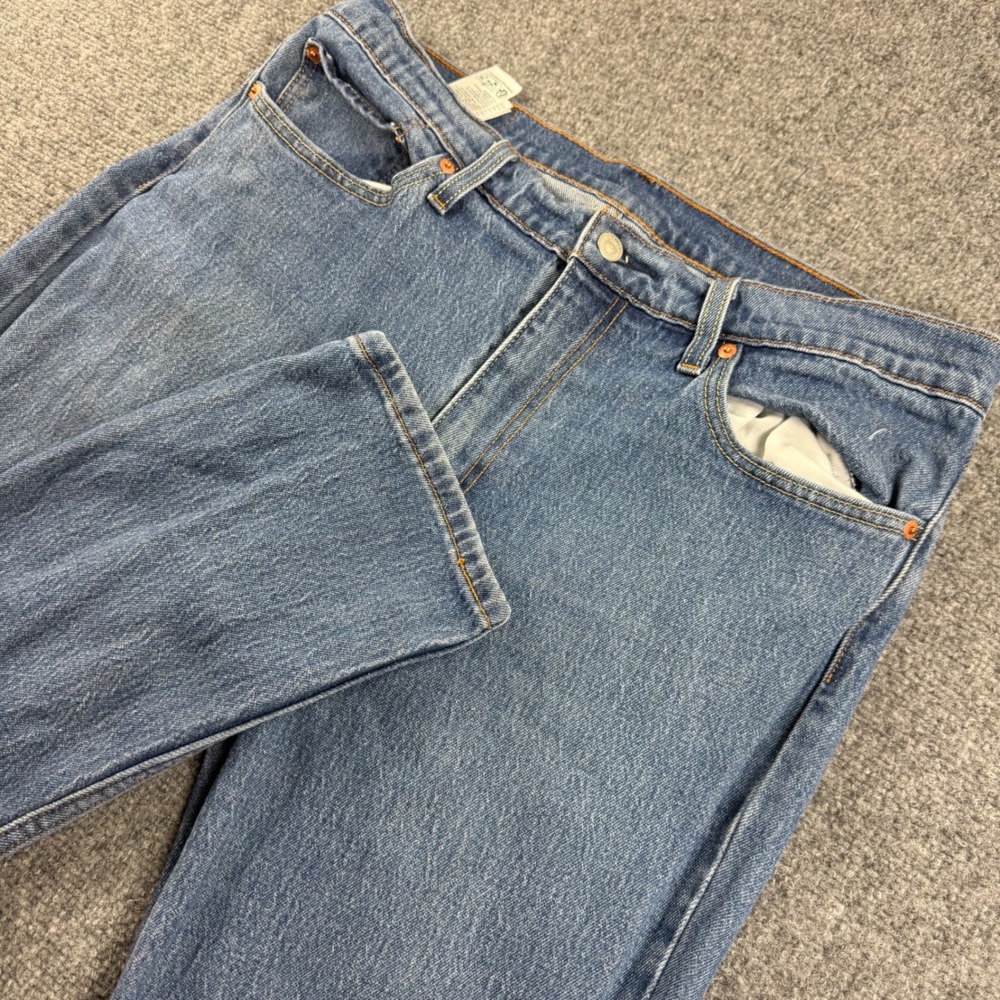 Levi's 511 Slim Fit Jeans W36 L32 Blue Denim Stretch Mens